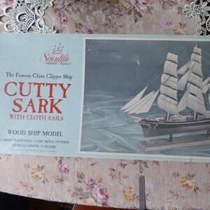 VINTAGE 1975 SCIENTIFIC CUTTY SARK CHINA CLIPPER BOAT SAILBOAT SHIP MODEL KIT